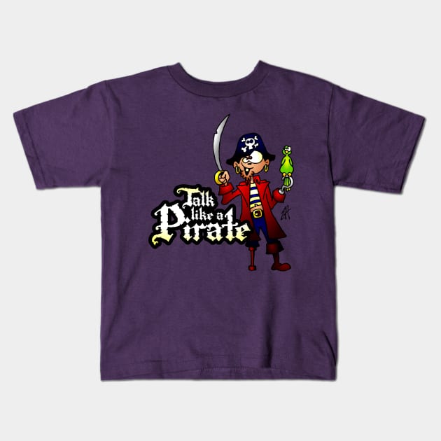 Talk like a Pirate Kids T-Shirt by Cardvibes